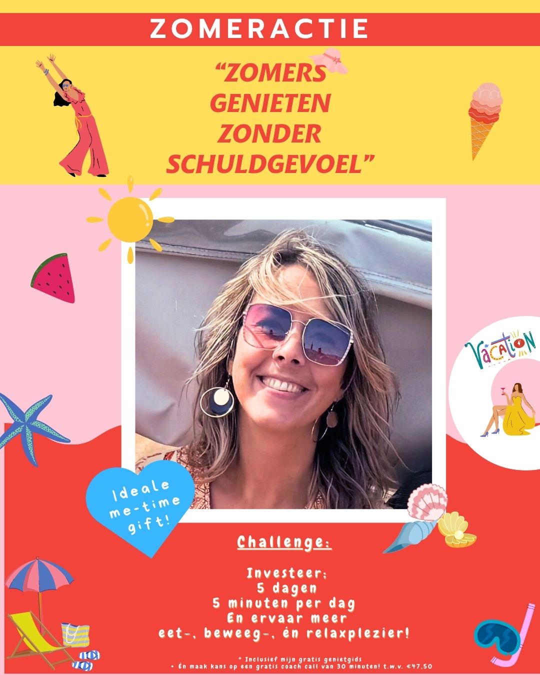 Zomeractie, fit, gezond, gewicht, genieten, voeding, beweging, mind
